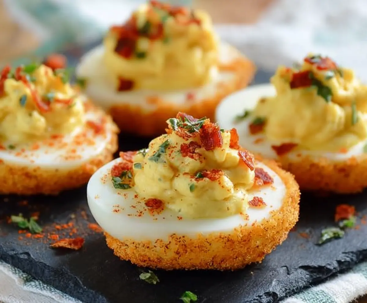 Easy Air Fryer Deviled Eggs