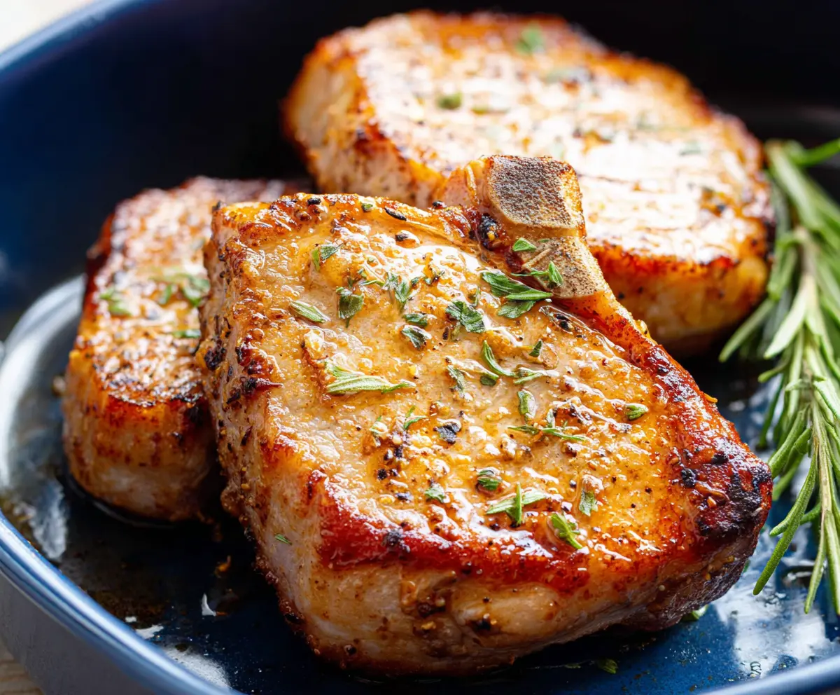 Crispy Air Fryer Thin Pork Chops