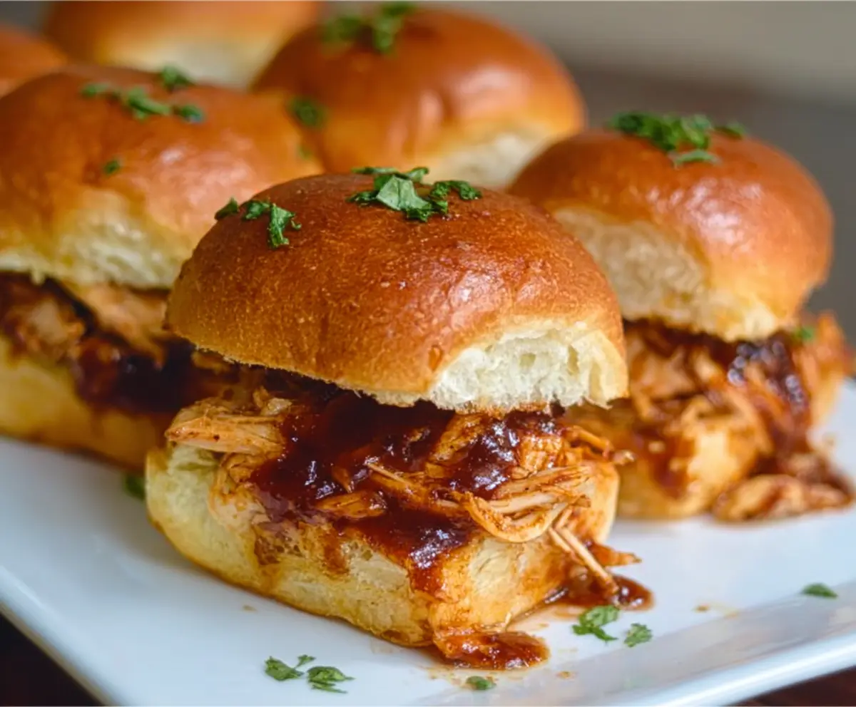 Easy BBQ Chicken Sliders Recipe