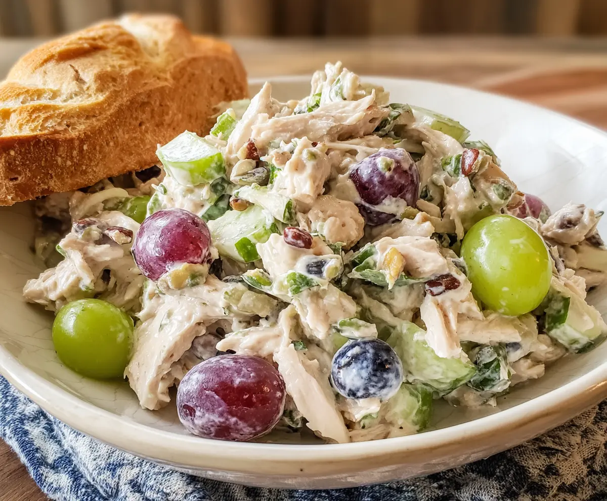 Easy Chicken Salad with Grapes