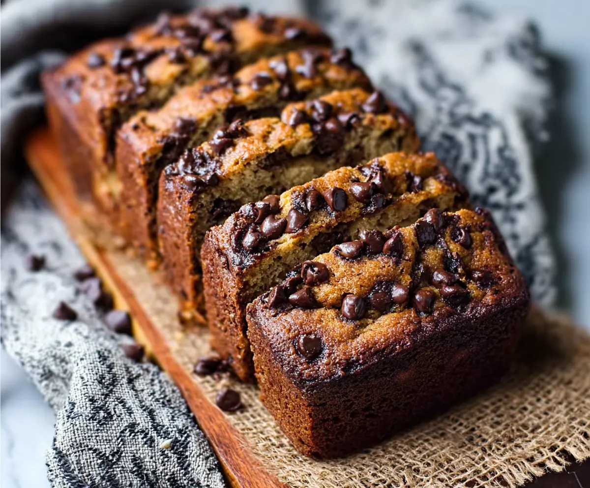 Easy Chocolate Chip Banana Bread