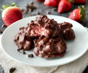 Chocolate Strawberry Yogurt Clusters