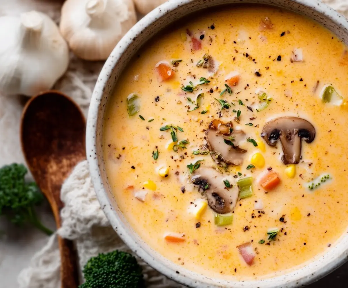 Easy Creamy Vegetable Soup