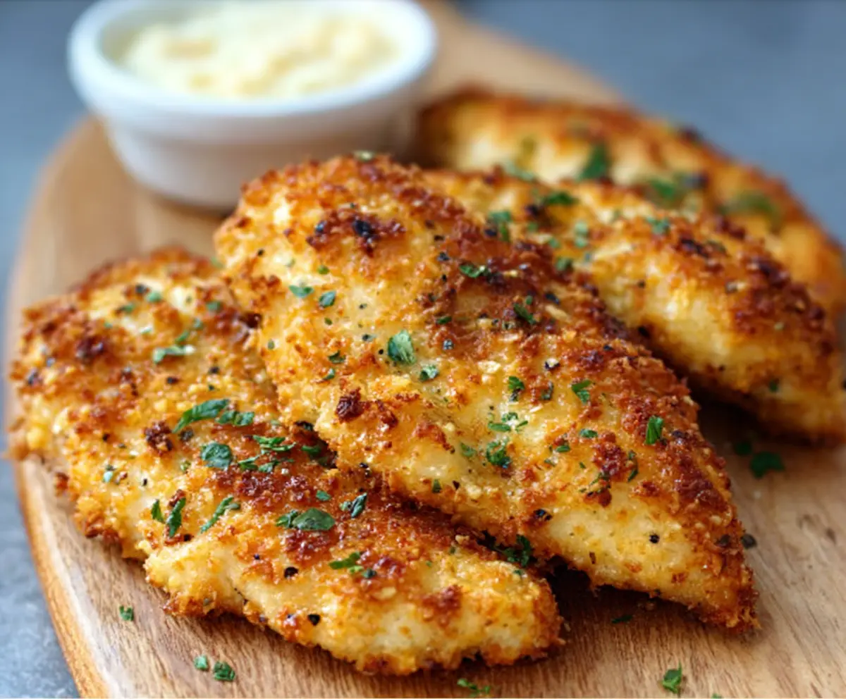 Crispy Air Fryer Parmesan Chicken