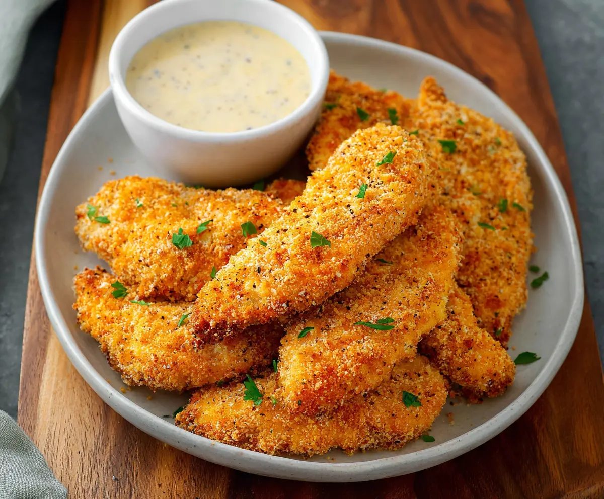 Crispy Oven Baked Chicken Tenders