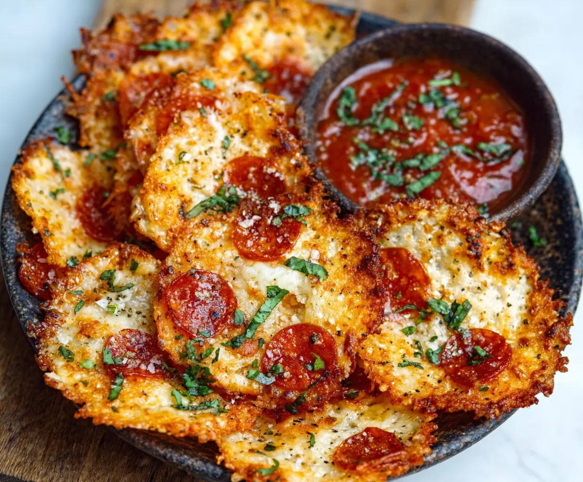 Crispy Pizza Chips Recipe