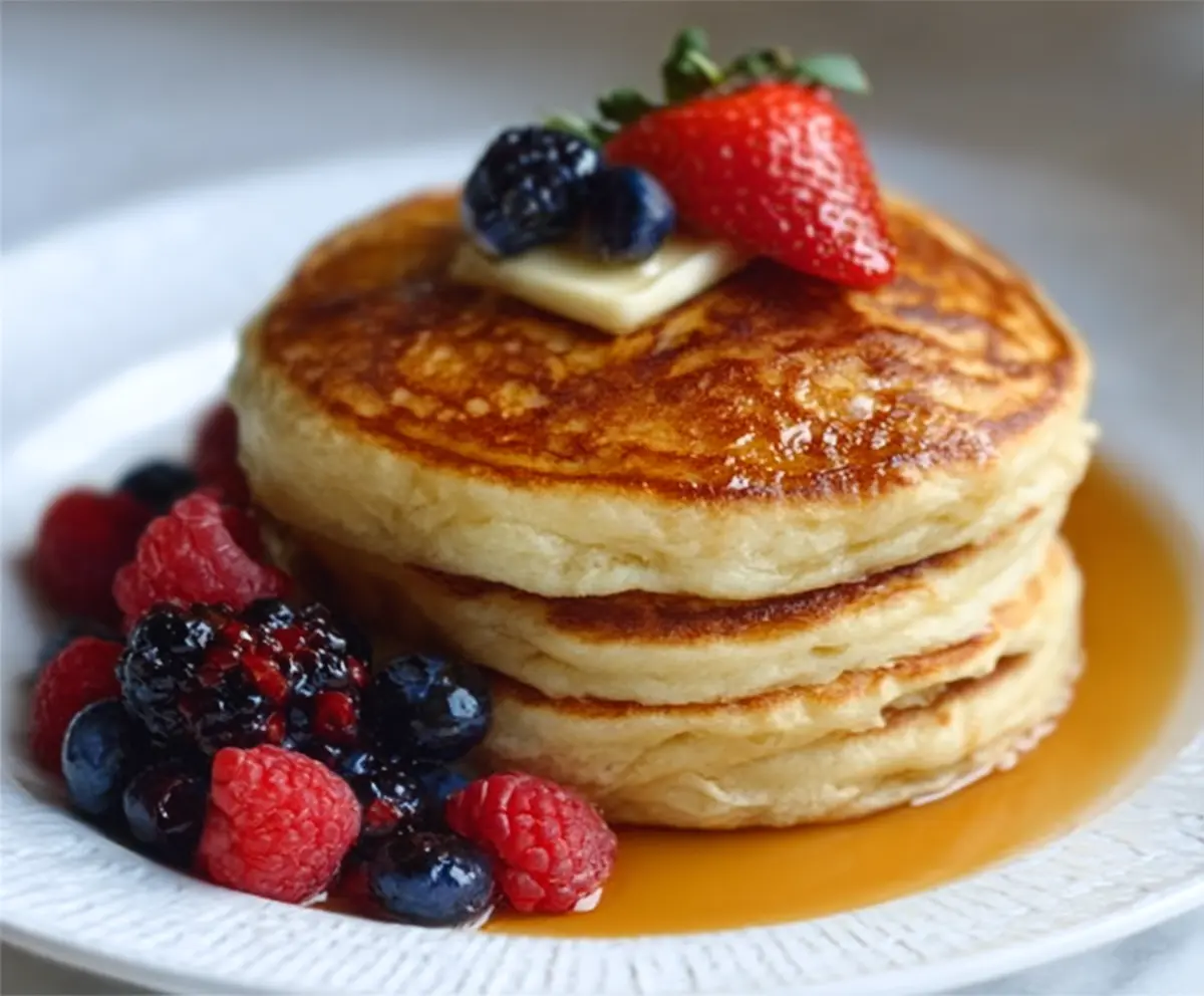 Fluffy Sourdough Discard Pancakes