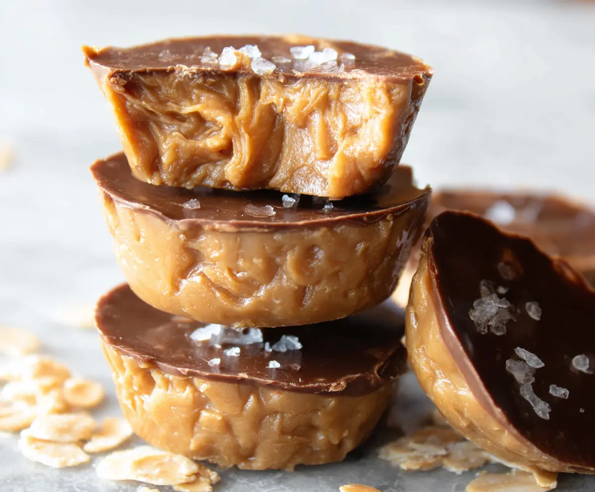 Easy Healthy 3-Ingredient Peanut Butter Cups