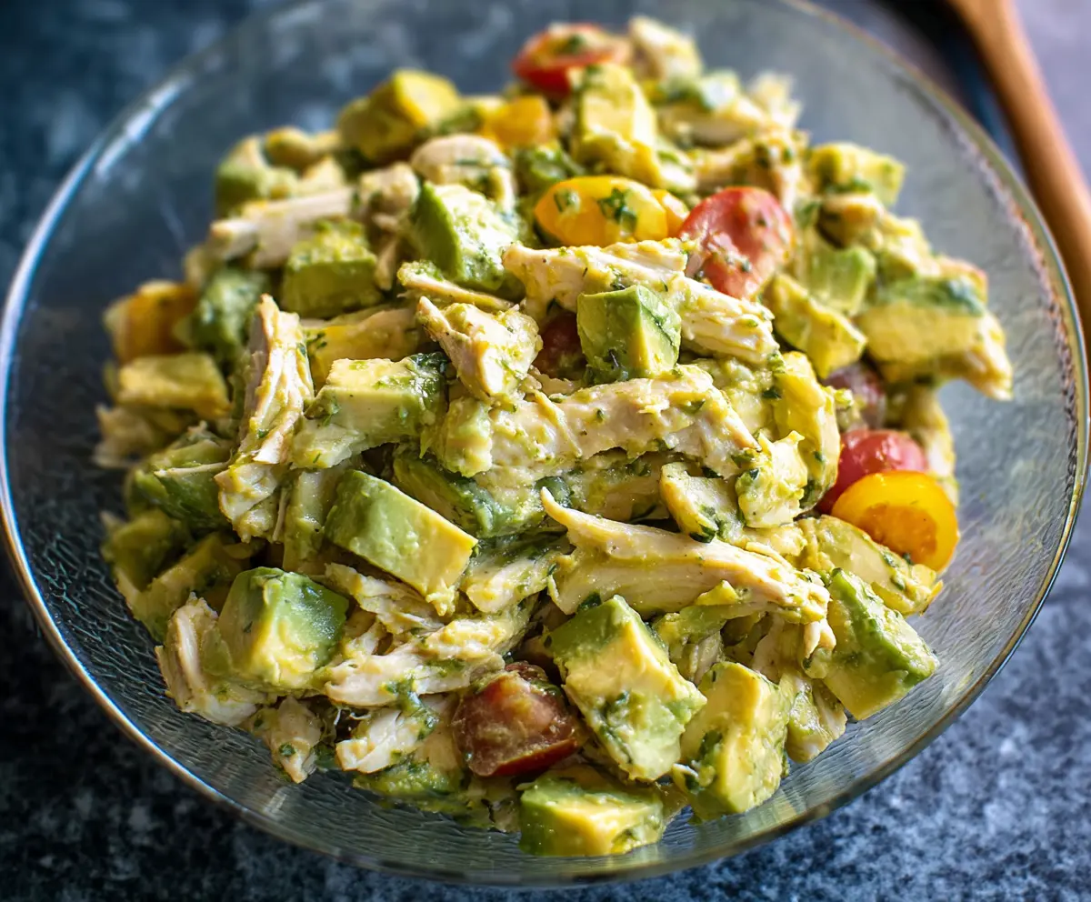 Easy Healthy Avocado Chicken Salad