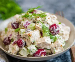 Healthy Chicken Salad with Greek Yogurt