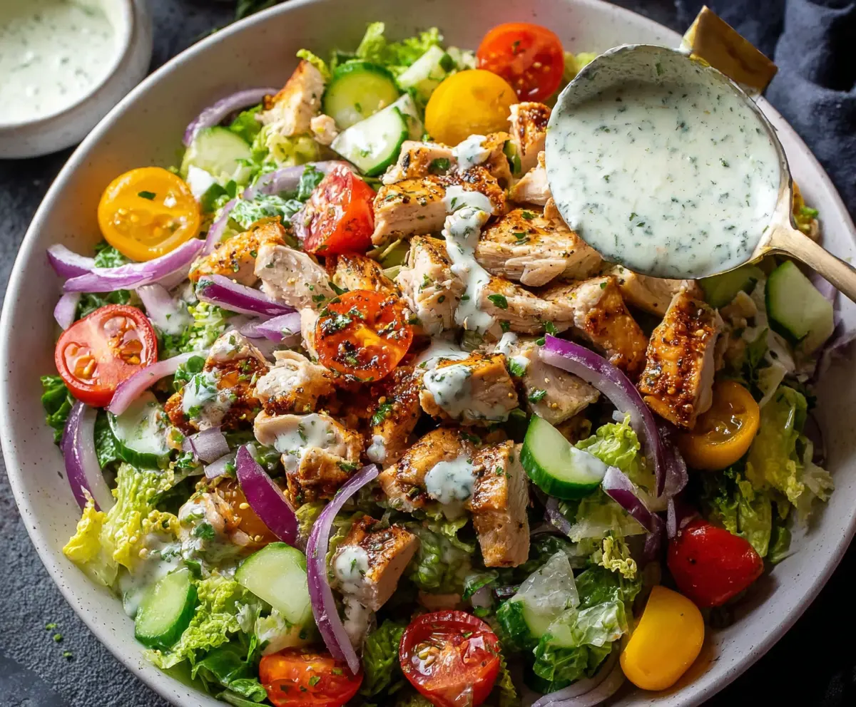 Healthy Ranch Chicken Salad Recipe