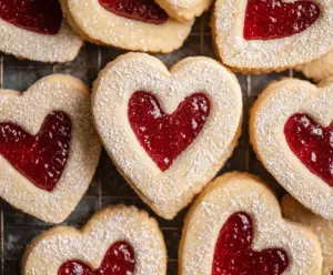 Heart Jam Cookies