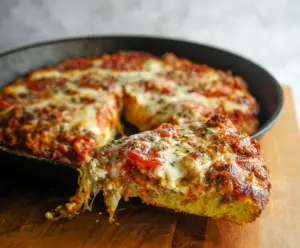 High Protein Cottage Cheese Pizza