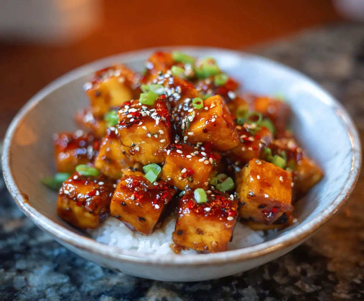 Easy Honey Garlic Tofu Recipe