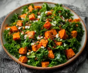 Kale & Roasted Sweet Potato Salad