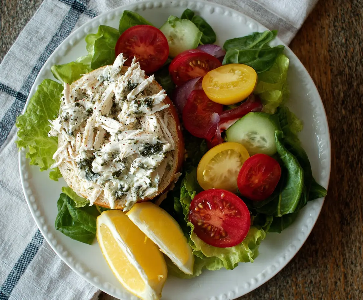 Easy Lemon Basil Chicken Salad