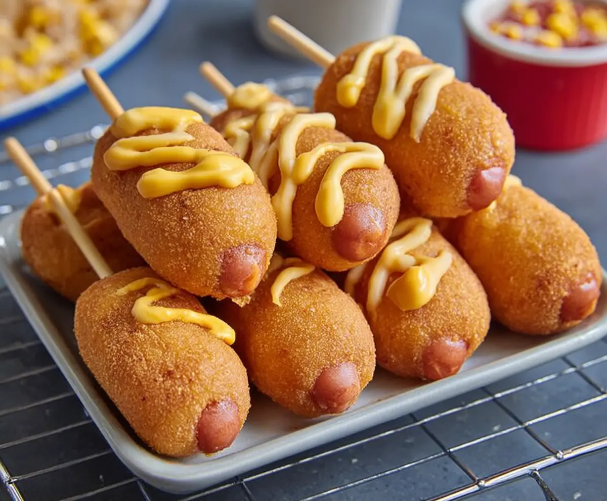 Easy Mini Corn Dogs Recipe