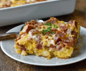 Monte Cristo Breakfast Casserole