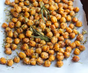 Ranch Crispy Roasted Chickpeas