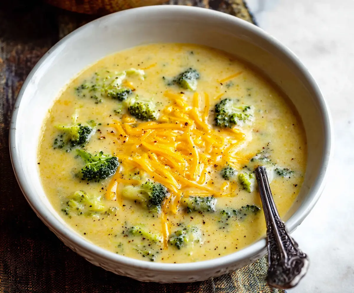 Easy Cheddar Broccoli Potato Stew
