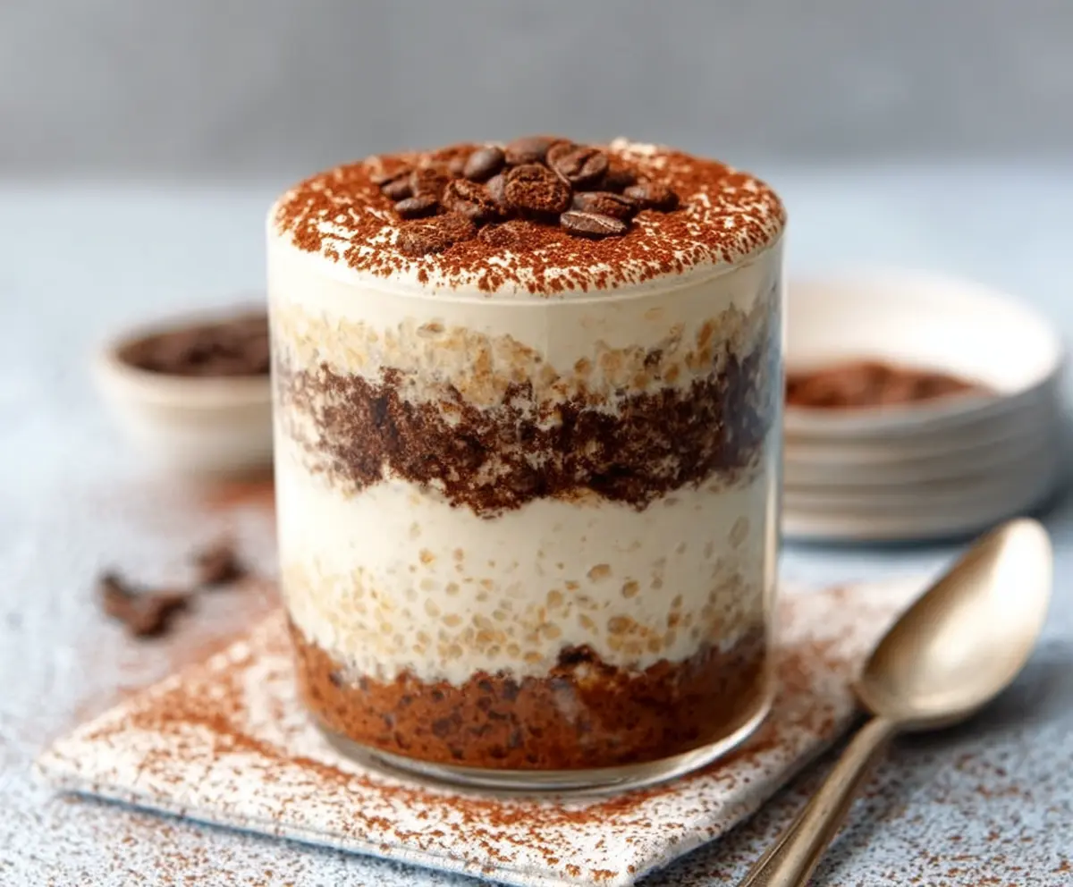 Easy Tiramisu Overnight Oats