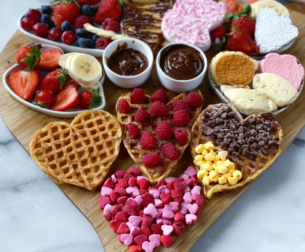 Valentine’s Day Waffle Board Ideas