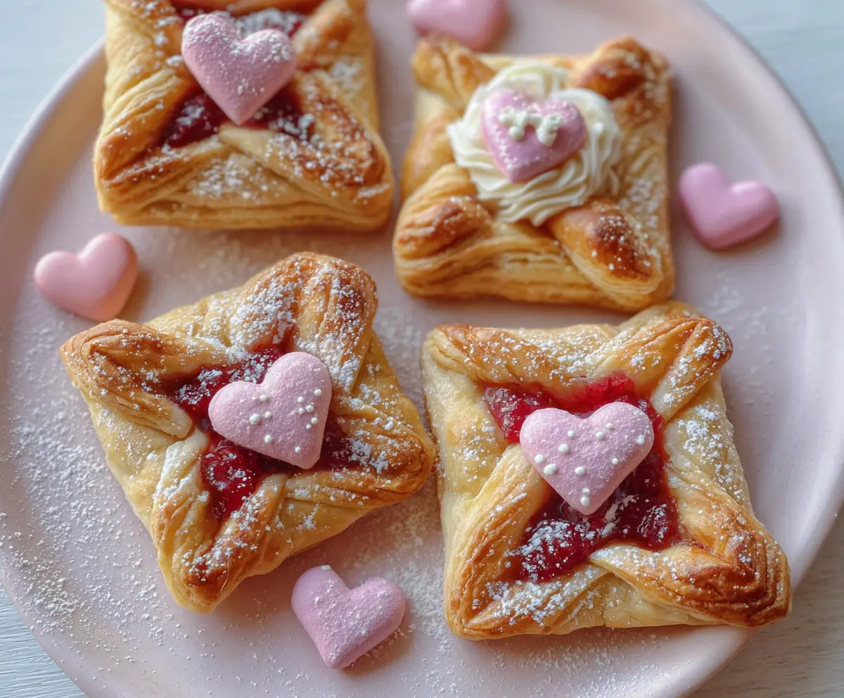 Valentines Love Letter Pastries - Sweet & Easy