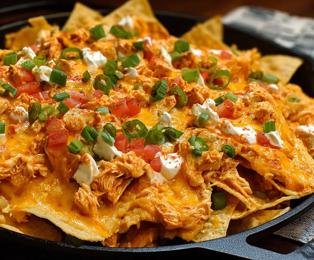 Best Buffalo Chicken Dip Nachos