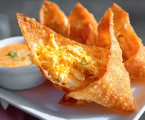 Buffalo Chicken Rangoons