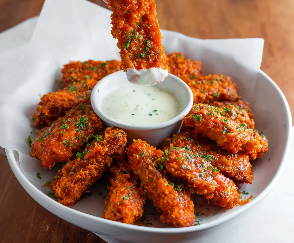 Crispy Buffalo Tofu Wings