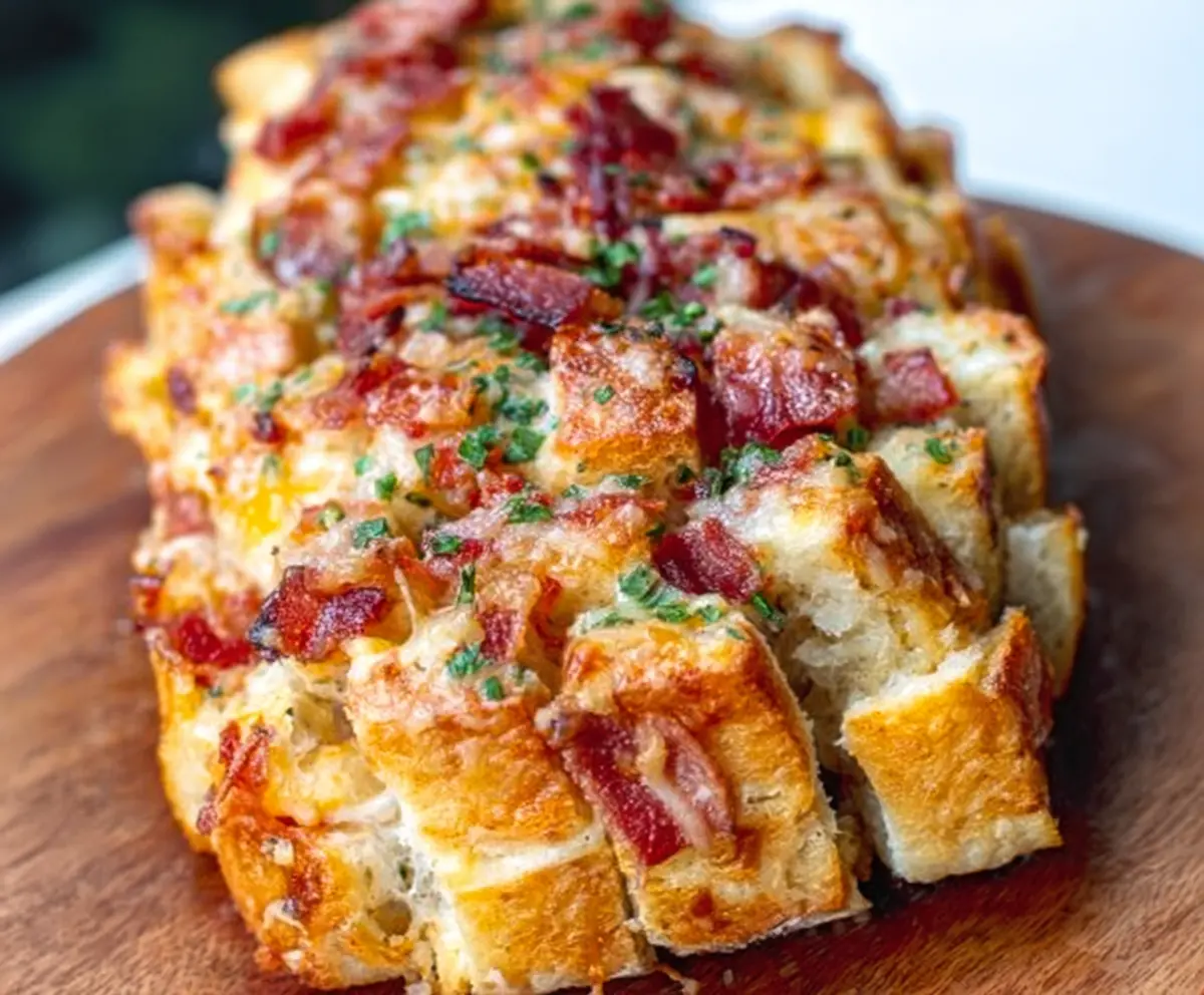 Cheesy Bacon Ranch Pull-Apart Bread