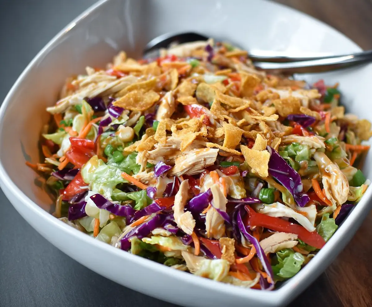 Easy Chinese Chicken Chopped Salad