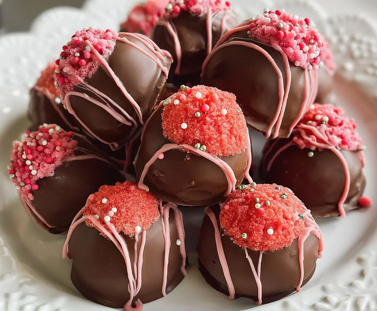 Delicious Chocolate-Covered Strawberry Buttercreams