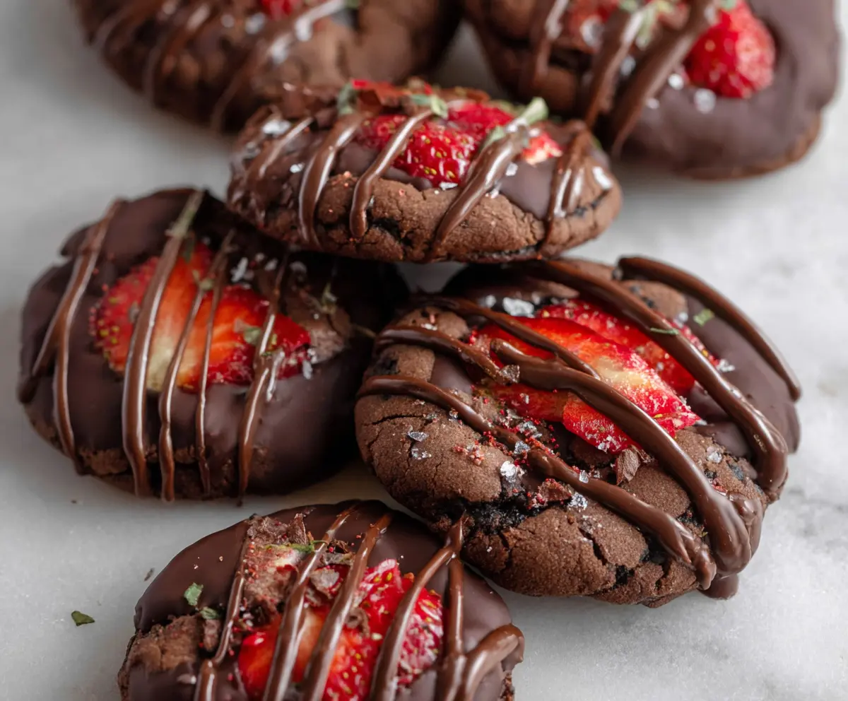Best Chocolate Covered Strawberry Cookies