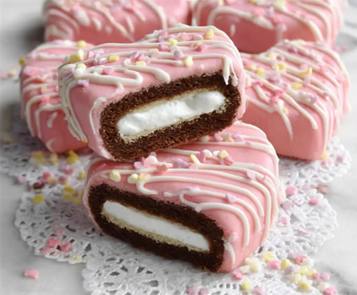 Easy Copycat Little Debbie Valentines Cakes
