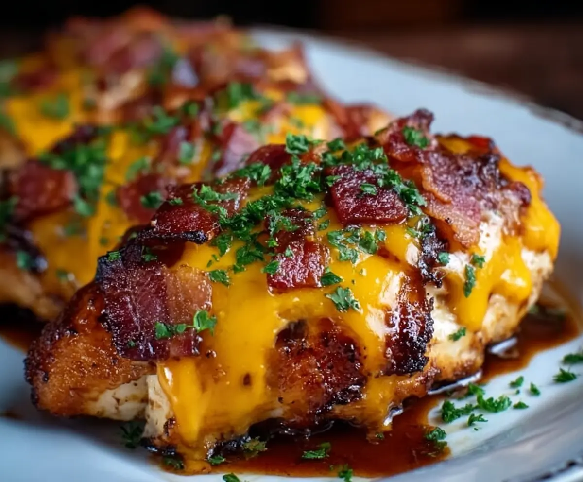 Easy Cowboy BBQ Bacon Cheddar Chicken
