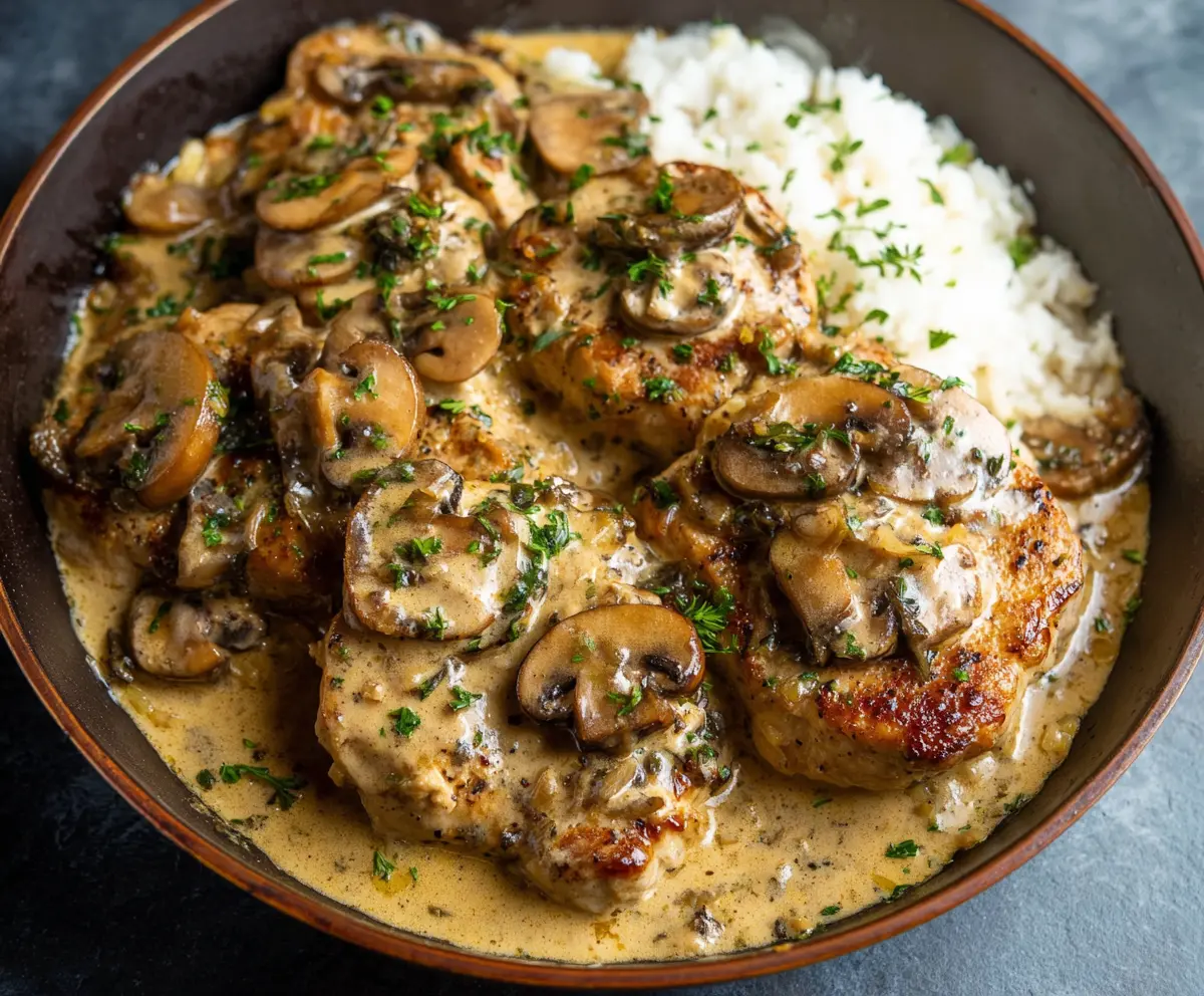 Easy Creamy Pork Marsala Recipe