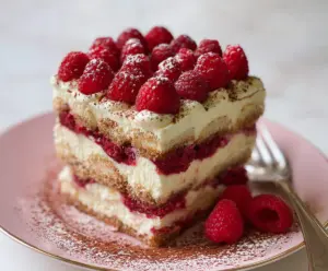 Fresh Raspberry Tiramisu
