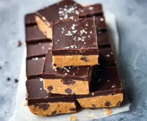 Healthy No Bake Cookie Dough Bars