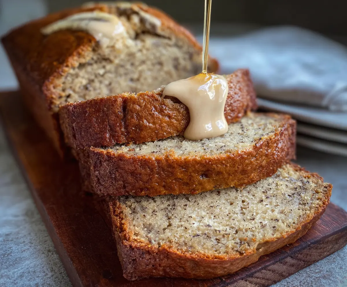 Easy Honey Vanilla Banana Bread Recipe