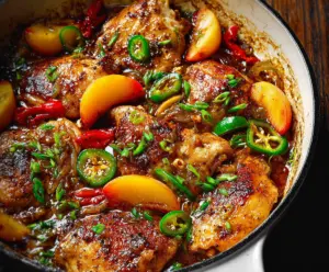 Jalapeno Peach Chicken
