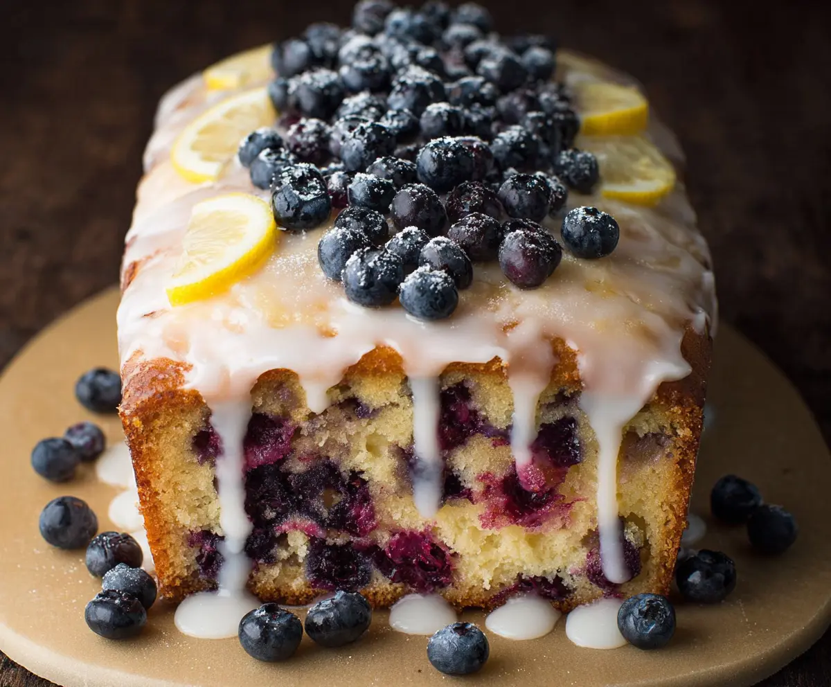 Easy Lemon Blueberry Cake Recipe