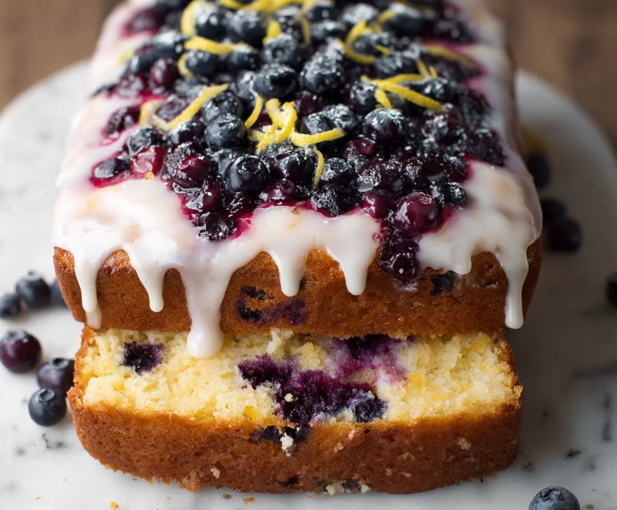 Easy Lemon Blueberry Cake Recipe