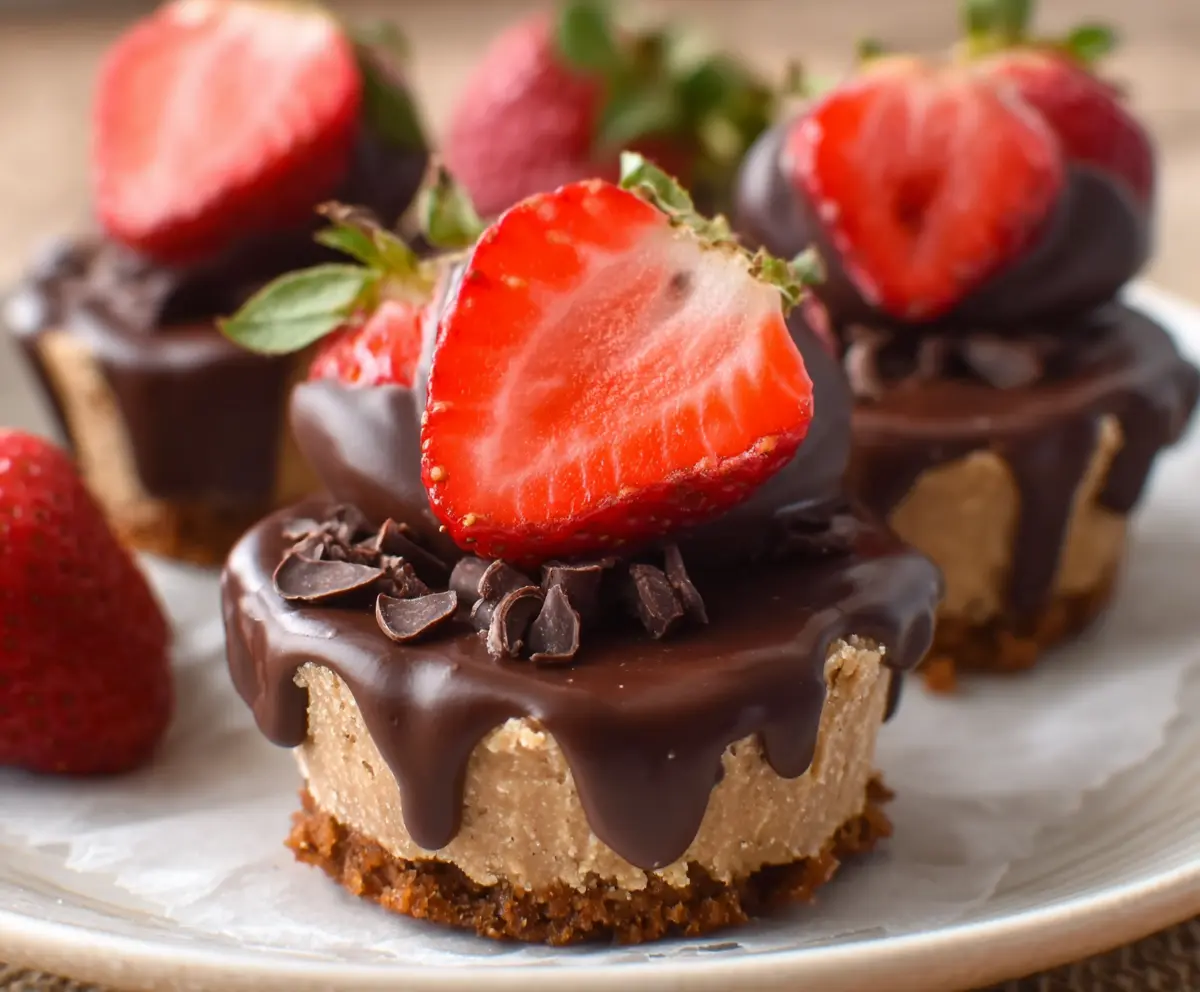 Easy No-Bake Strawberry Cheesecake Cups