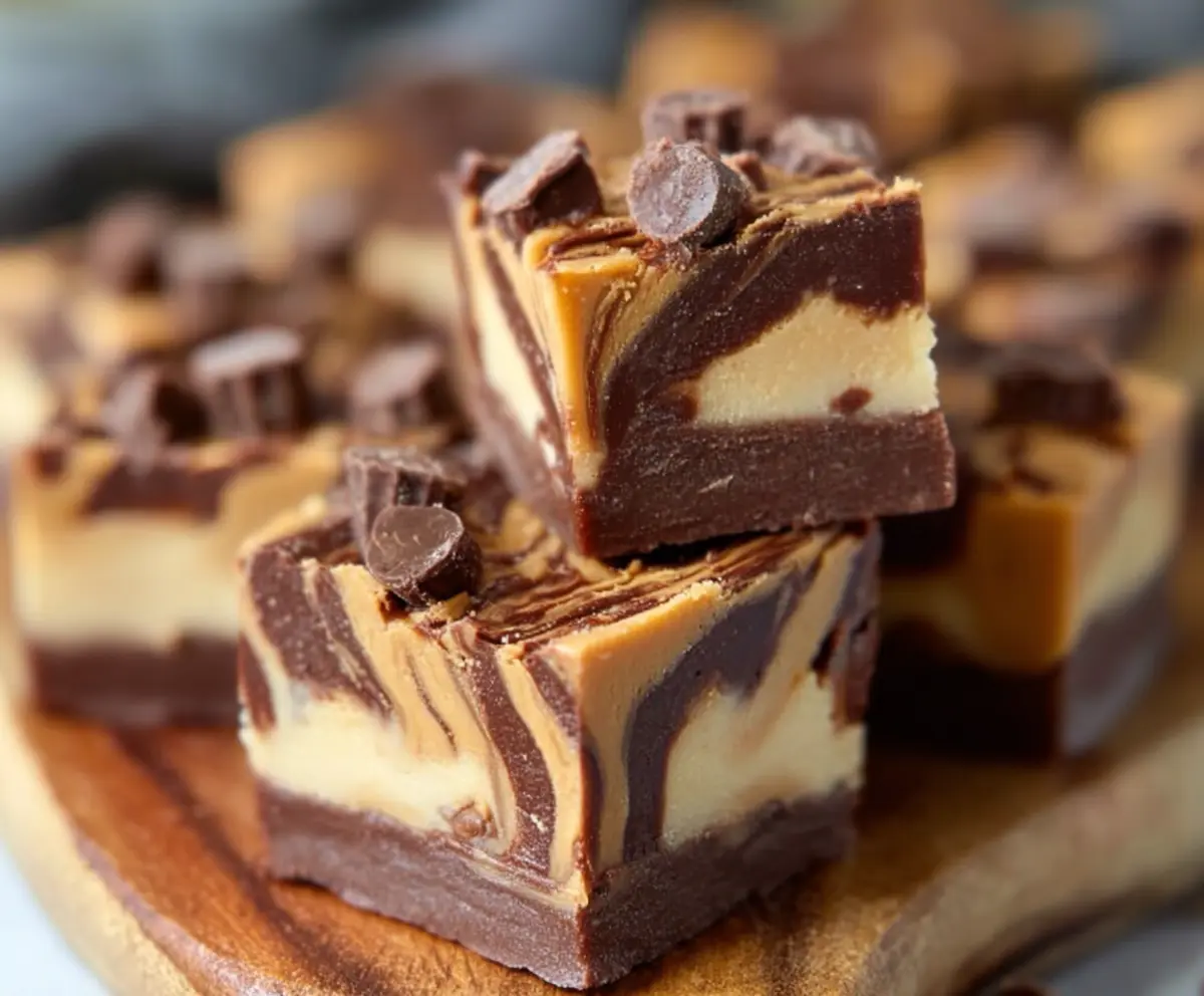 Easy Peanut Butter Cup Cheesecake Fudge