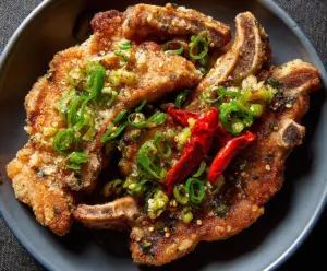 Salt and Pepper Pork Chops