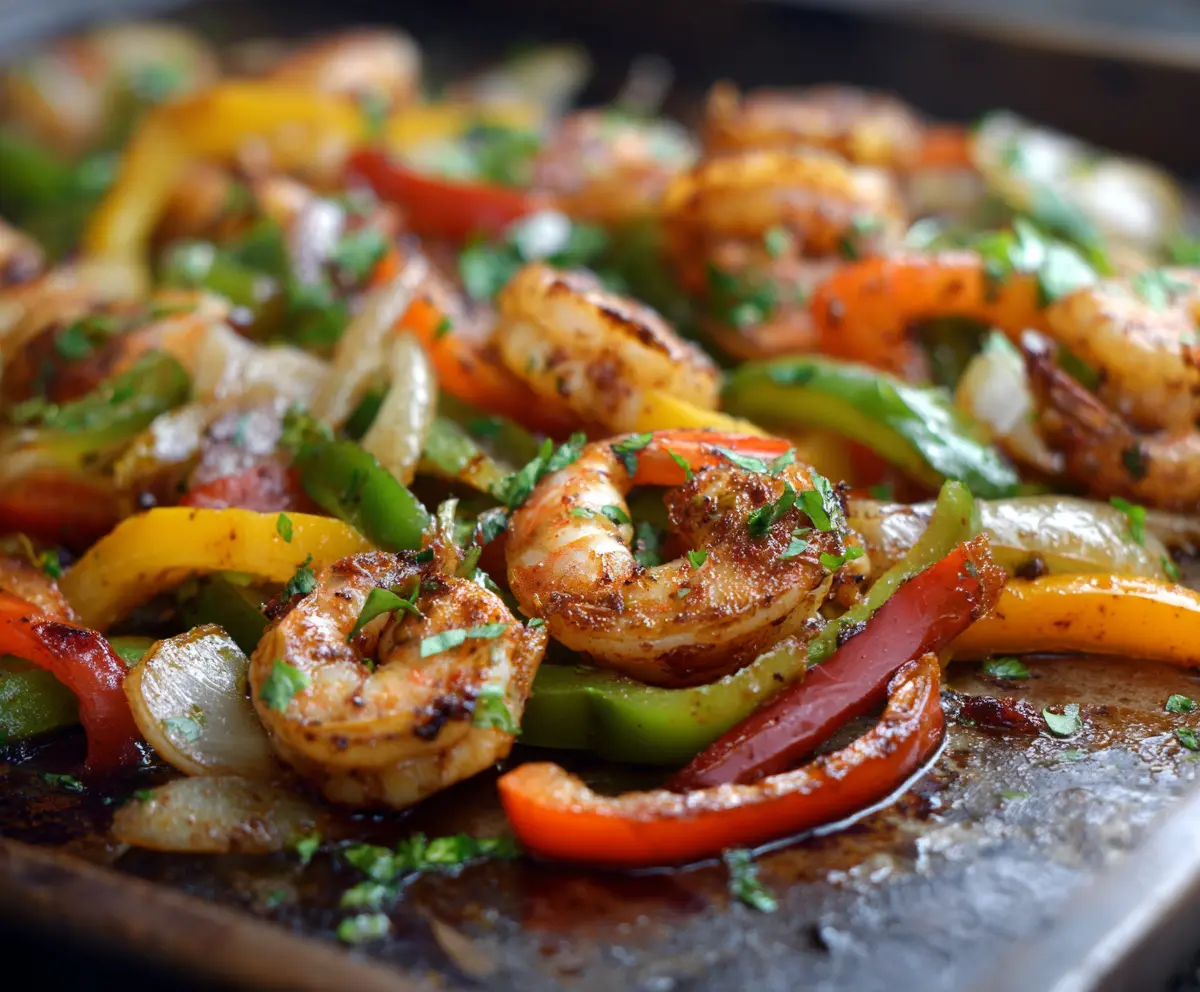 Easy Sheet-Pan Shrimp Fajitas