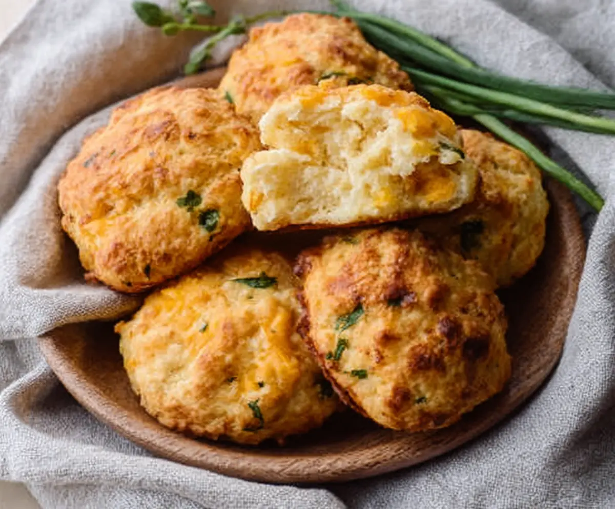 Easy Cheddar Biscuits with Sourdough Discard