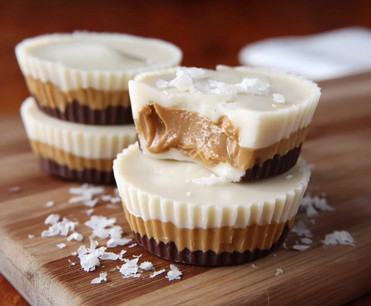 Easy White Chocolate Peanut Butter Cups