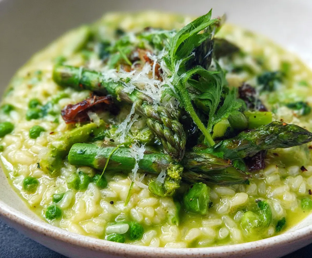 Creamy Asparagus Risotto Recipe